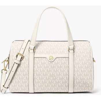 Michael Kors dámská kabelka Jet Set Duffel mléčná s logem