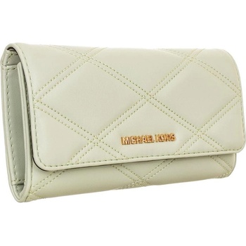 Michael Kors dámská prošívaná peněženka ATOM GREEN zelená