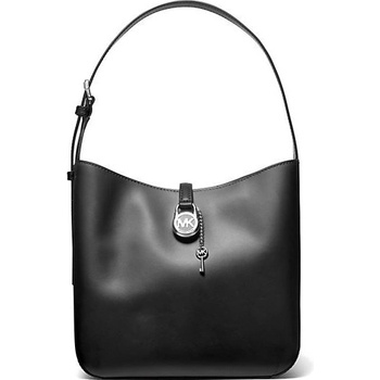 Michael Kors Lyra kožená kabelka přes rameno černá