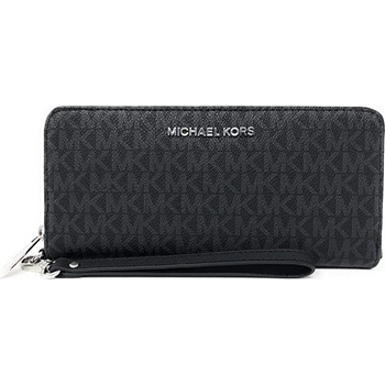 Michael Kors Peněženka jet set travel Continental logo černá