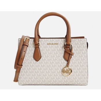 Michael Kors Sheila medium logo vanilla acorn