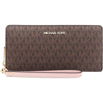 Michael Kors velká dámská peněženka Jet set travel ZA continental Powder Blush