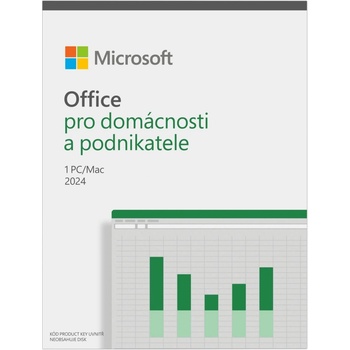 Microsoft Office 2024 pro domácnosti a podnikatele CZ krabicová verze EP2-06651 nová licence