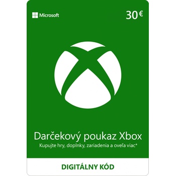 Microsoft Xbox Live dárková karta 30 €