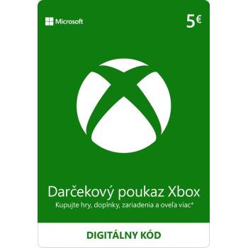 Microsoft Xbox Live dárková karta 5 €