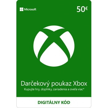 Microsoft Xbox Live dárková karta 50 €