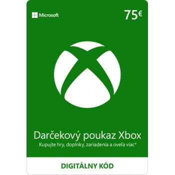 Microsoft Xbox Live dárková karta 75 €