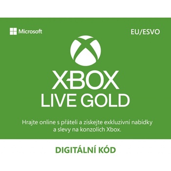 Microsoft Xbox Live Gold členství 6 měsíců