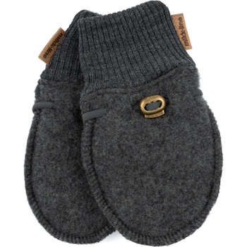 Mikk Line rukavice z merino vlny šedé Anthracite Melange
