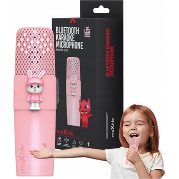 Mikrofon s reproduktorem Maxlife MXBM 500 Animal růžový