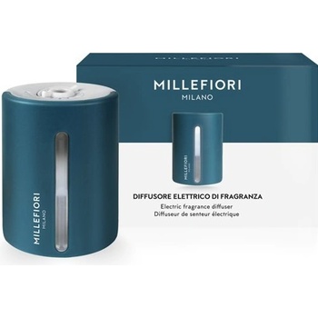 Millefiori Elektrický difuzér s vyměnitelným krytem petrolejová barva