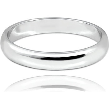 Minet Stříbrný snubní prsten JMAN0447SR