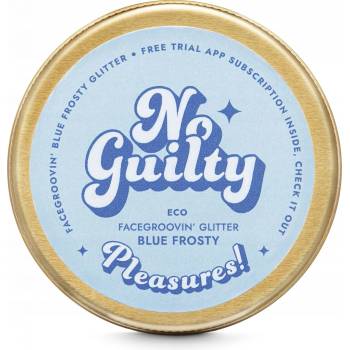 Ministerstwo Dobrego Mydła Facegroovin' Blue Frosty Bio třpytky na obličej a tělo 10 g