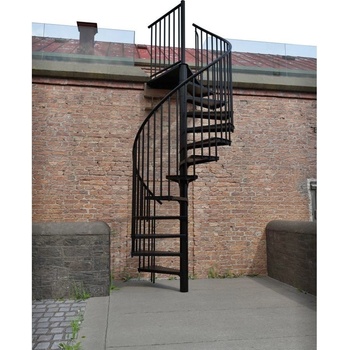 Minka Rondo Zink Color 160, modulové pozinkované schodiště v černé, bílé nebo antracit barvě