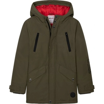 Minoti kabát chlapecký Parka Gym 2 khaki