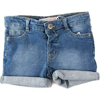 Minoti kraťasy dívčí džínové s elastenem KG Dshort 7 modrá