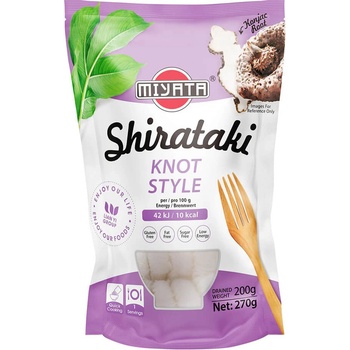 Miyata Konjakové nudle Shirataki v uzlu s mořskou řasou 270 g