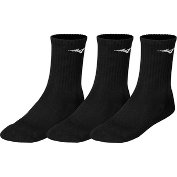 Mizuno Training 3Pairs Socks 1 pack Black/Black/Black