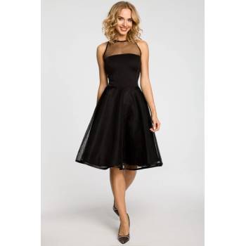 Moe večerní šaty M148 granátová