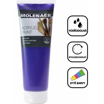 Molenaer akrylová barva 250 ml fialová