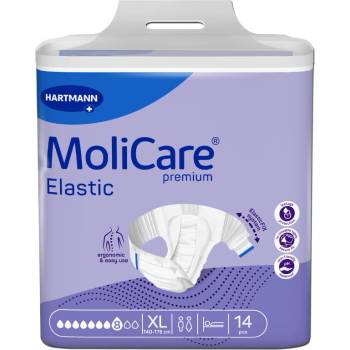 Molicare ELASTIC 8 KAPEK XL BOKY 140-175 cm 3591 ml 14 ks