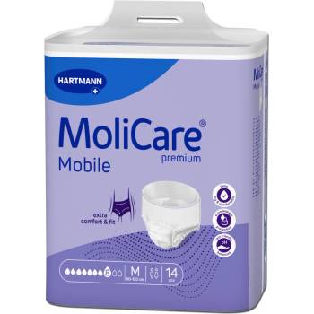 MoliCare Mobile inkontinenční kalhotky 8 kapek M boky 80-120 cm 14 ks