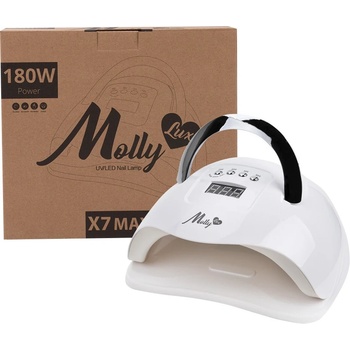 MollyLux X7 MAX UV/LED lampa na nechty 180W biela