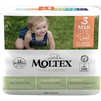 Moltex Plenky Pure & Nature Midi 4-9 kg 33 ks