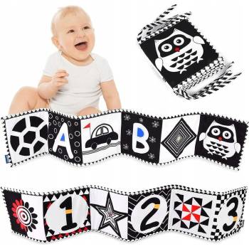 Mom’s Care závěsný textilní mantinel na postýlku kontrastní barvy