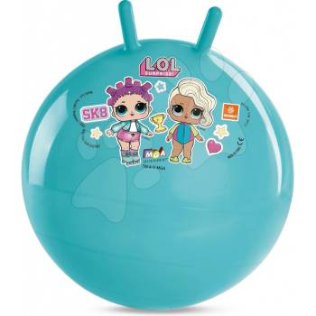 Mondo míč na skákání kangaroo Lol s 2 úchyty tyrkysový 6779