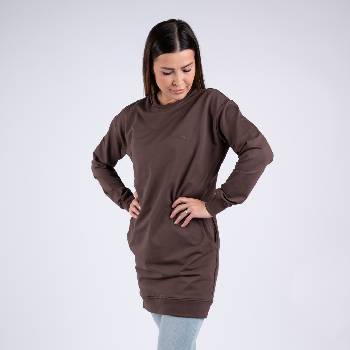 Moniel kojící mikina dlouhá Basic Chocolate