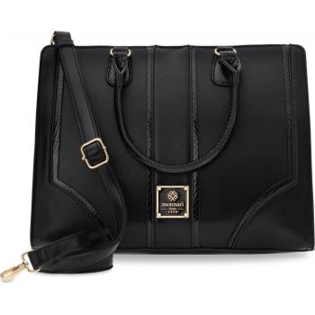 Monnari dámská pevná aktovka velká kufr shopper černá