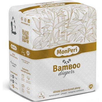 MonPeri Bamboo L 8-13 kg EKO 4 19 ks