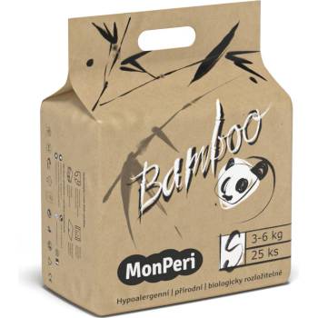MonPeri Bamboo S 3-6 kg EKO 2 25 ks