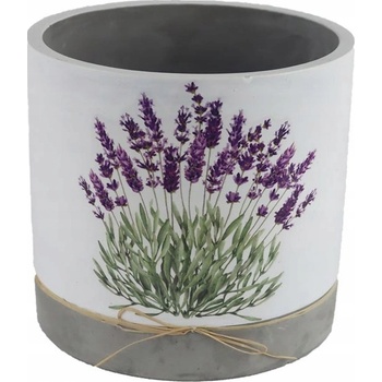 Morex Květináč 17 x 17 x 16 cm beton bílý