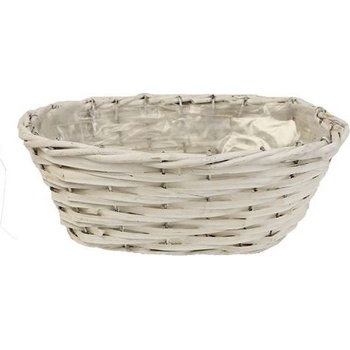 Morex Květináč ovál bílý P0990/1