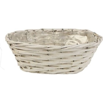 Morex Květináč ovál bílý P0990/2