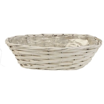 Morex Květináč ovál bílý P0990/4