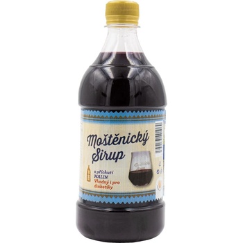 Moštěnický sirup Malina DIA vhodný i pro diabetiky 0,7 l
