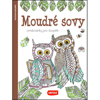 Moudré sovy Omalovánky pro dospělé