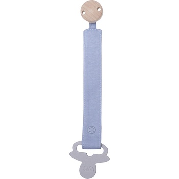 MUFFIN MODE Klip na dudlík Arctic Blue z organické bavlný Gots modrá