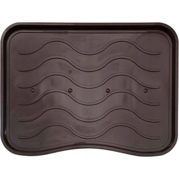 MultiDecor Univerzální plastový odkapávač na boty Fala hnědá 30 x 50 cm