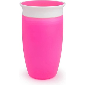 Munchkin juniorský netekoucí hrneček 360° růžový 296 ml