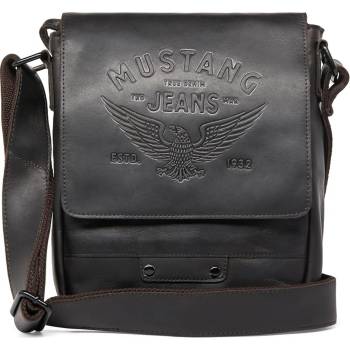 Mustang Edward pánská kožená taška přes rameno černá 45.112500 černá