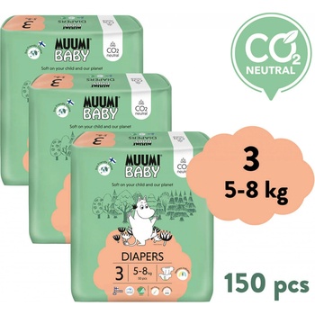 Muumi Baby 3 Midi 5-8 kg eko 150 ks