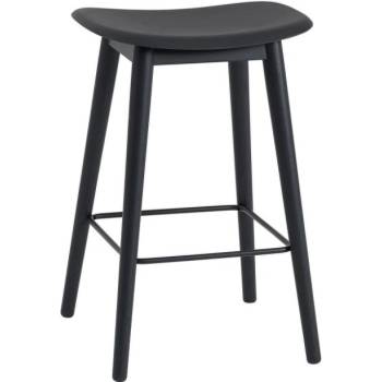 Muuto Fiber 65cm wood base black