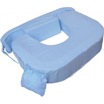 My Brest Friend Kojící polštář pro dvojčata Twins Plus Blue Stripe