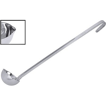 Naběračka monoblok na omáčky s dlouhým úchytem a dvěmi zobáčky, 0,03 l | CONTACTO, 1818/050 inox