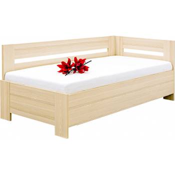 Nábytek Mikulík Vranovice Zvýšené lůžko Lota s úložným prostorem Bílá Rohové provedení