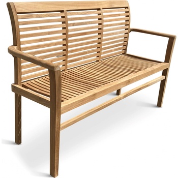 Nábytek Texim Stucking/New teaková stohovatelná lavice 150 cm